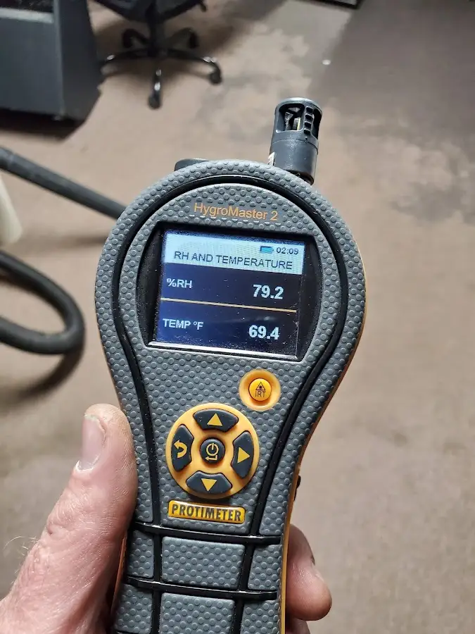 Moisture meter humidity assessment for Fire & Smoke Damage Restoration in Benton
